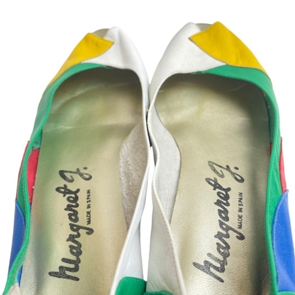 MARGARET J. -Vintage Leather Peep Toe Size 7 - Picture 6 of 9